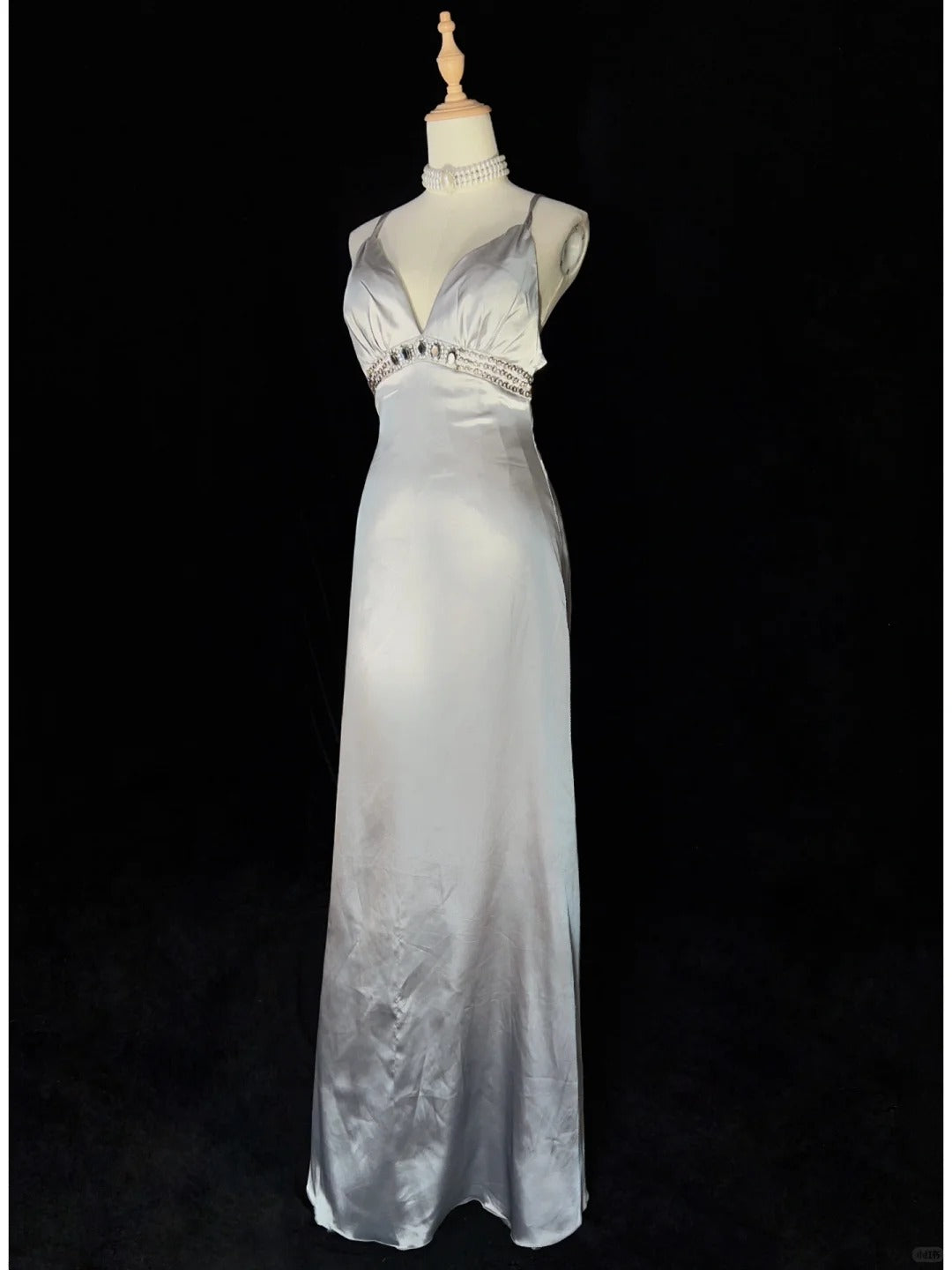 Robe de bal élégante à bretelles spaghetti, robe de bal, robe de gala, robe de soirée, robe de dîner d'affaires D2453