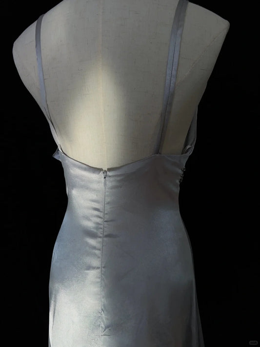 Elegant Prom Dress Spaghetti Straps Prom Gown Gala Dress Evening Dress Business Dinner Dress  D2453