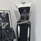 Sexy Prom Dress Strapless Long Black Dress Birthday Party Dress Halloween Custome Dress D2455