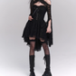 2025 Halloween Costume Black Women Teenage Girl Dress Gothic Dress Party Dress    D2460