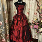 Charming Prom Dress Spaghetti Strapless Tiered Ball Gown Evening Dress Dancing Dress Birthday Party Dress  D2464