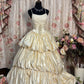 Elegant Prom Dress Spaghetti Straps Pleated Ball Gown Evening Dress Dancing Dress Masquerade Ball D2475