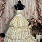 Elegant Prom Dress Spaghetti Straps Pleated Ball Gown Evening Dress Dancing Dress Masquerade Ball D2475