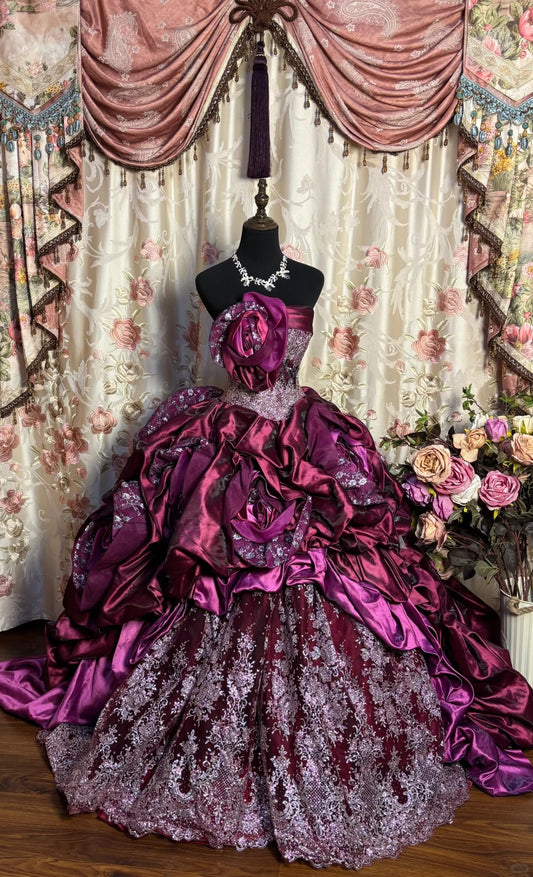 Gorgeous Prom Dress Strapless Pleated Evening Dress Ball Gown Gala Dress Masquerade Ball D2485