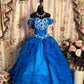 Pretty Prom Dress Sweetheart Flower Ruffle Pleated Ball Gown Evening Dress Gala Dress Masquerade Ball  D2490