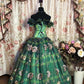Pretty Prom Dress Off Shoulder Flower Ball Gown Evening Dress Gala Dress  D2494