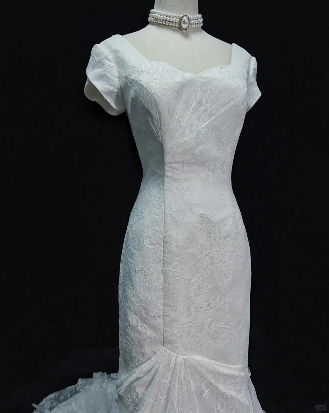 Elegant Wedding Dress Square Neck Mermaid Prom Dress Evening Dress Gala Dress   D2501