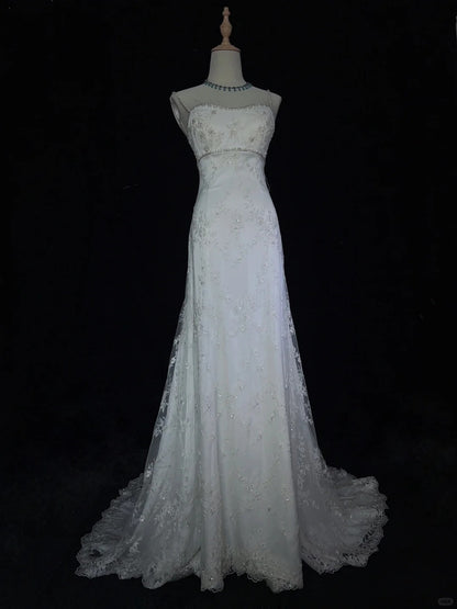 Robe de bal élégante à bretelles spaghetti, robe de mariée, robe de soirée, robe de gala, robe de dîner d'affaires D2507