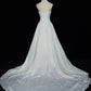 Superbe robe de mariée dos nu, robe de bal perlée, robe de soirée, robe de gala D2509