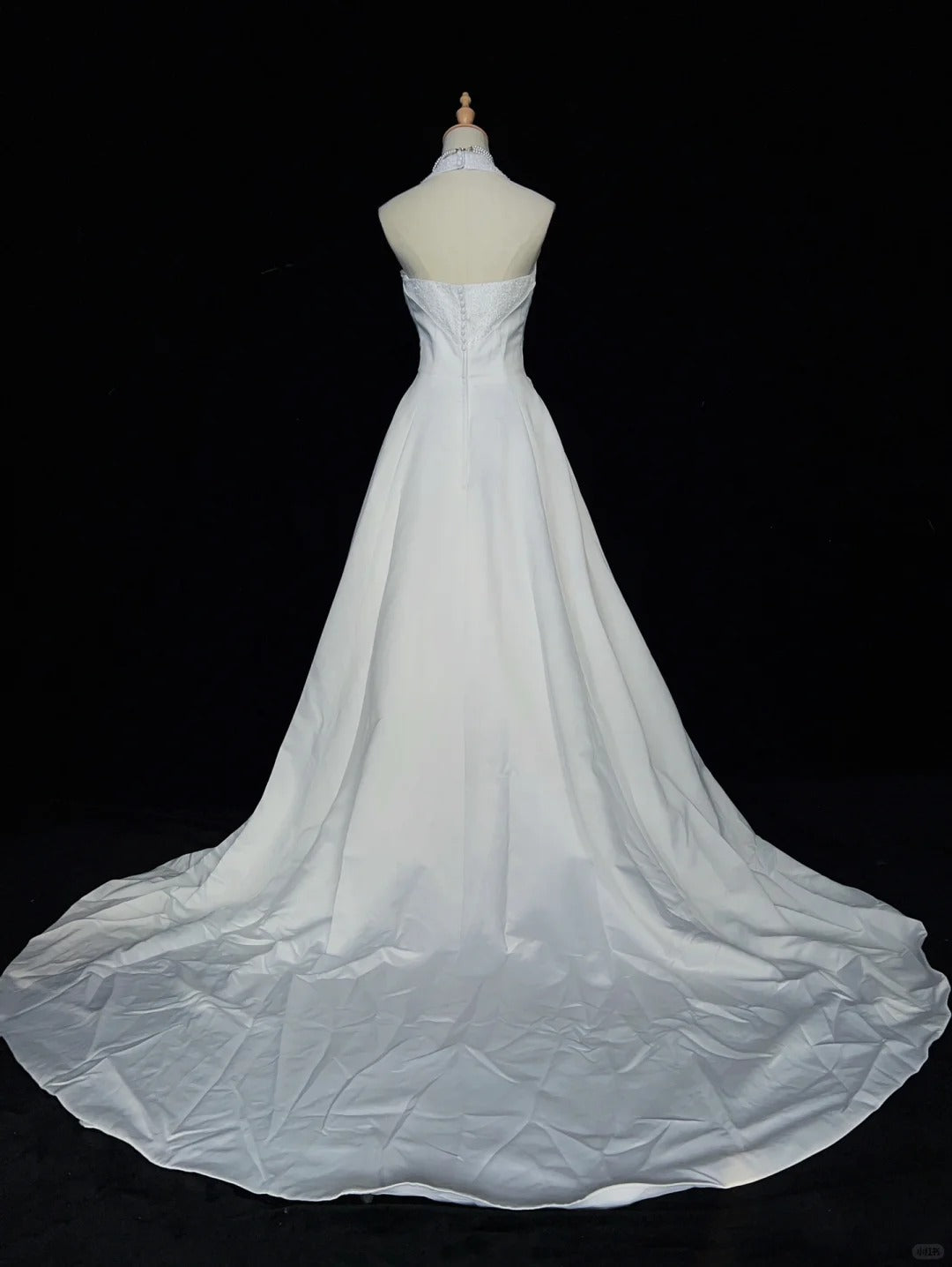 Superbe robe de mariée dos nu, robe de bal perlée, robe de soirée, robe de gala D2509