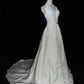 Superbe robe de mariée dos nu, robe de bal perlée, robe de soirée, robe de gala D2509