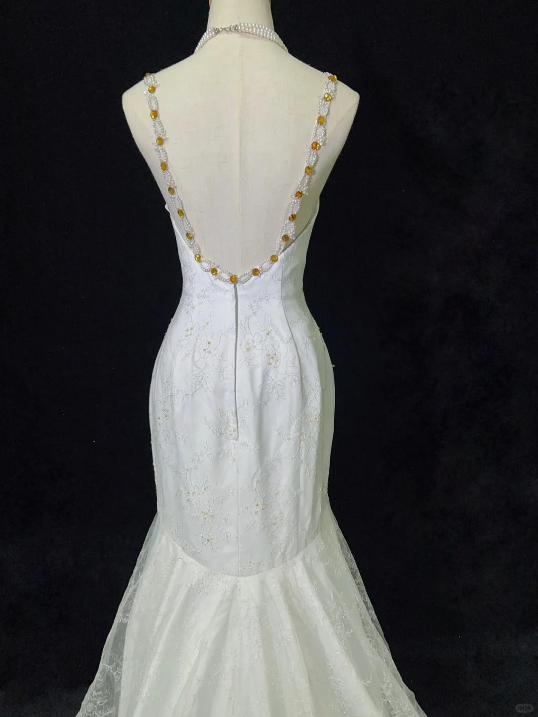 Charmante robe de bal à bretelles spaghetti, robe de soirée sirène, robe de gala, robe de dîner d'affaires D2510