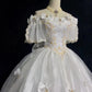 Elegant Wedding Dress Off Shoulder Ball Gown Prom Dress Evening Dress Masquerade Ball     D2516