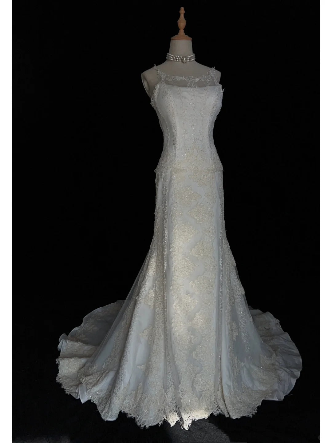 Romantic Wedding Dress Spaghetti Straps Prom Dress Evening Dress Gala Dress Proposal Dress   D2518