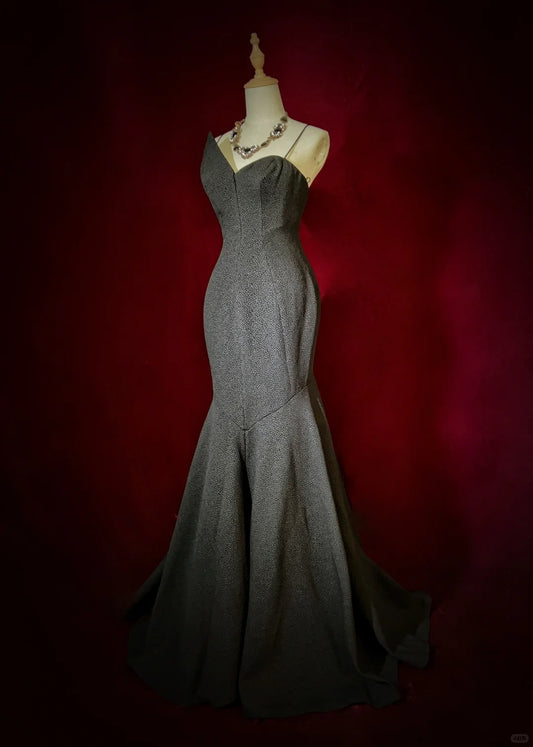 Sexy Prom Dress Spaghetti Straps Mermaid Prom Dress Evening Dress Gala Dress   D2519