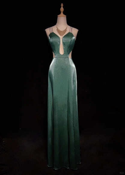 Sexy Prom Dress Spaghetti Straps Backless Prom Gown Evening Gala Dress   D2523