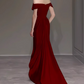 Charming Prom Dress Off Shoulder Floor Length Prom Gown Evening Dress Gala Dress  D2525