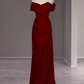 Charming Prom Dress Off Shoulder Floor Length Prom Gown Evening Dress Gala Dress  D2525