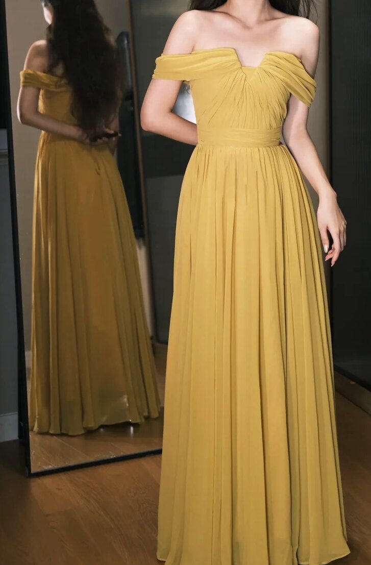 Robe de bal élégante, coupe trapèze, sans bretelles, plissée, robe de soirée, robe de gala, D2551