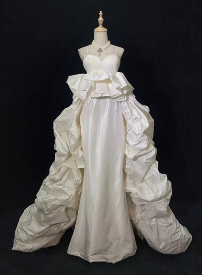 Pretty Prom Dress Sweetheart Pleated Prom Gown Evening Dress Gala Dress Wedding Dress   D2562