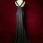 Stunning Prom Dress Black Sweetheart Pleated Mermaid Prom Gown Evening Dress Gala Dress    D2563