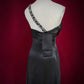Gorgeous Prom Dress One Shoulder Black Pleated Prom Gown Evening Dress Gala Dress     D2565