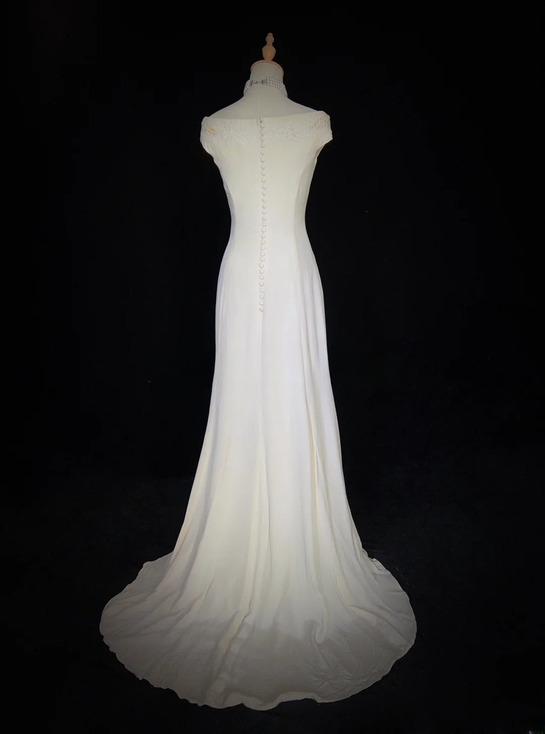 Robe de bal élégante, coupe trapèze, avec perles, robe de soirée, robe de gala, D2566