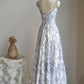 Stunning Prom Dress Spaghetti Straps Print Prom Gown Evening Dresses Gala Dress Party Dress     D2569