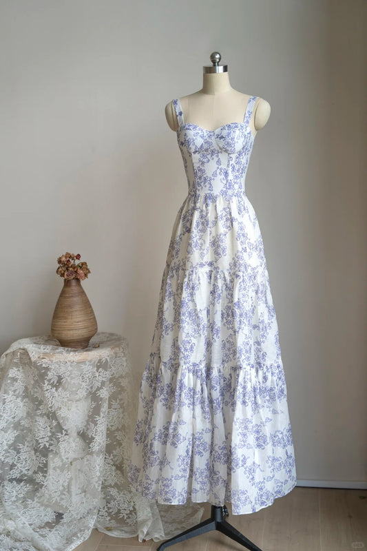Stunning Prom Dress Spaghetti Straps Print Prom Gown Evening Dresses Gala Dress Party Dress     D2569