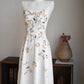Sweet Prom Dress Spaghetti Straps Floral Prom Gown Evening Dresses Gala Dress Party Dress    D2570