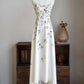 Sweet Prom Dress Spaghetti Straps Floral Prom Gown Evening Dresses Gala Dress Party Dress    D2570