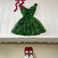 Cute Prom Dress V-neck Print Ruffle Short Prom Dresses Homecoming Dresses Party Dress   D2575