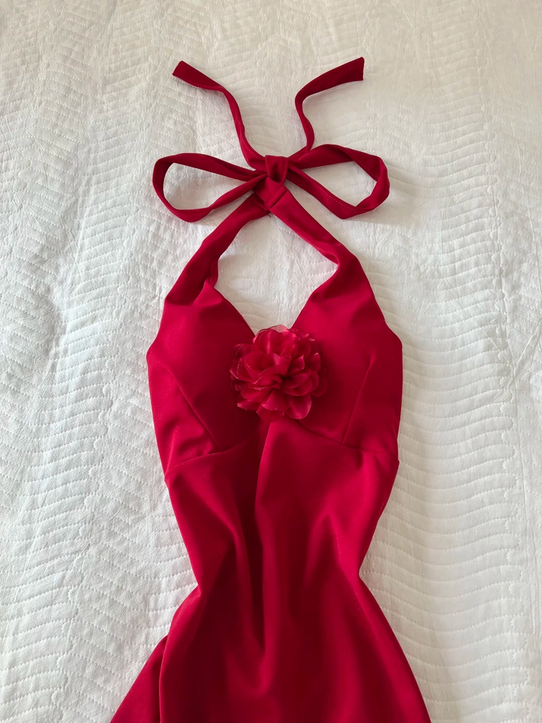 Stunning Prom Dress Halter Slit Wine Red Prom Dress Evening Dress Party Dress  D2586
