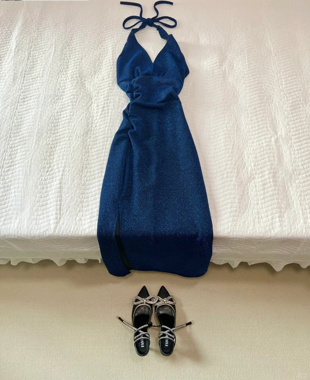 Stunning Prom Dress Halter Prom Dress Evening Dress Party Dress  D2587