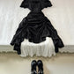 Beauty Ballkleid mit quadratischem Ausschnitt, plissiertes Ballkleid, Abendkleid, Partykleid D2590