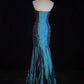 Gorgeous Prom Dress Strapless Pleated Ruffle Prom Gown Gala Dress Evening Dresses    D2596