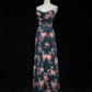 Pretty Prom Dress Spaghetti Straps Print Backless Prom Gown Gala Dress Evening Dresses    D2598