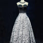 Elegant Prom Dress A Line Sweetheart Print Prom Gown Gala Dress Evening Dresses    D2600