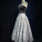 Elegant Prom Dress A Line Sweetheart Print Prom Gown Gala Dress Evening Dresses    D2600