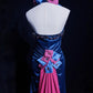 Elegant Prom Dress Halter Crystal Gala Dress Evening Dresses Prom Gown   D2604