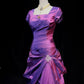 Pretty Prom Dress Square Neck Pleated Tulle Prom Gown Gala Dress Evening Dresses     D2607