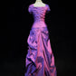 Pretty Prom Dress Square Neck Pleated Tulle Prom Gown Gala Dress Evening Dresses     D2607