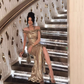 Shiny Prom Dress Off Shoulder Pleated Evening Dresses Birthday Party Dress Prom Gown Gala Dress  D2614