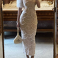 Stunning Prom Dress Spaghetti Straps Pearl Evening Dresses Birthday Party Dress Prom Gown Gala Dress  D2616