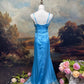 Sweet Prom Dress Spaghetti Straps Pleated Ruffle Evening Dresses Birthday Party Dress Prom Gown   D2619