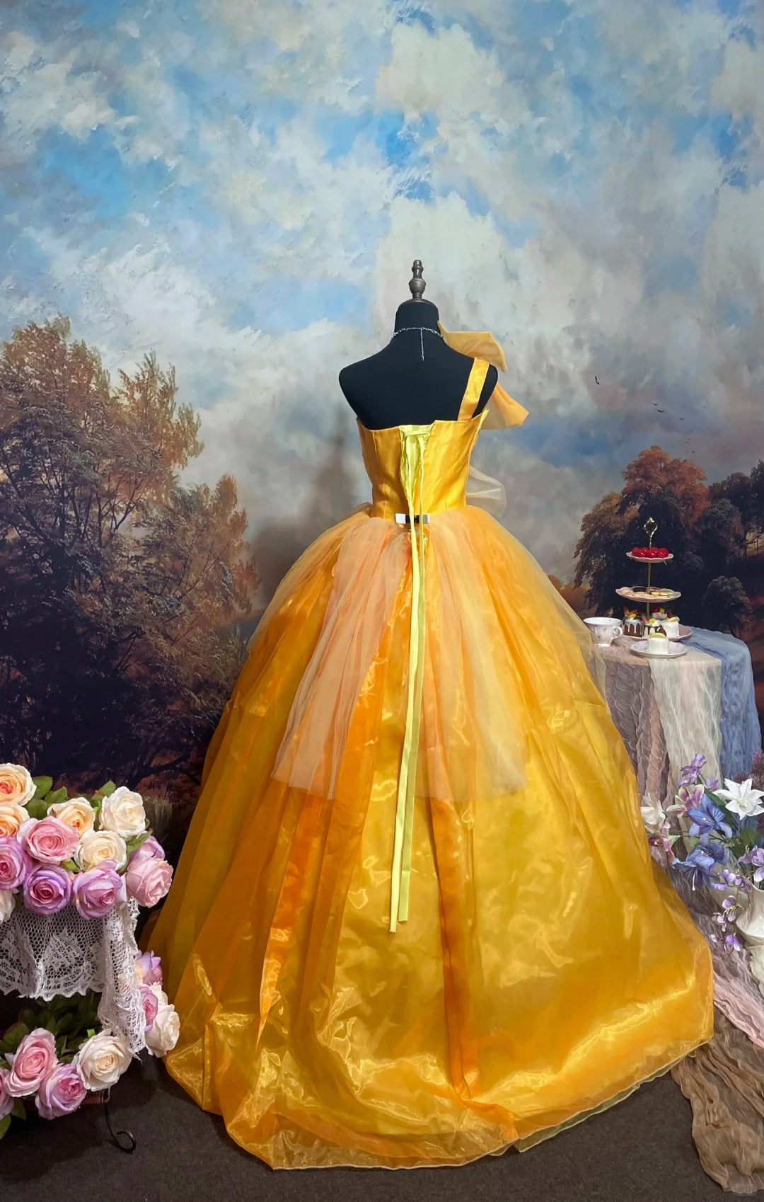 Cute Prom Dress One Shoulder Tulle Evening Dresses Prom Gown Ball Gown Birthday Dresses   D2620