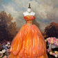 Sweet Prom Dress Strapless Pleated Evening Dress Prom Gown Ball Gown Birthday Dresses   D2621