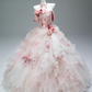 Gorgeous Prom Dress Off Shoulder Ruffle Pleated Ball Gown Gala Dress Evening Dress Quinceanera 16 Dress  D2638