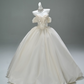 Elegant Prom Dress White Sweetheart Pleated Ball Gown Wedding Dress Evening Dresses Masquerade Ball   D2650