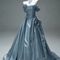 Elegant Prom Dress Off Shoulder Pleated Prom Gown Evening Dresses Masquerade Ball Gala Dress    D2652